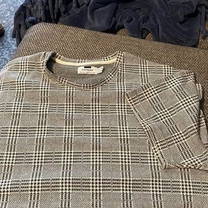 Topman houndstooth t shirt
